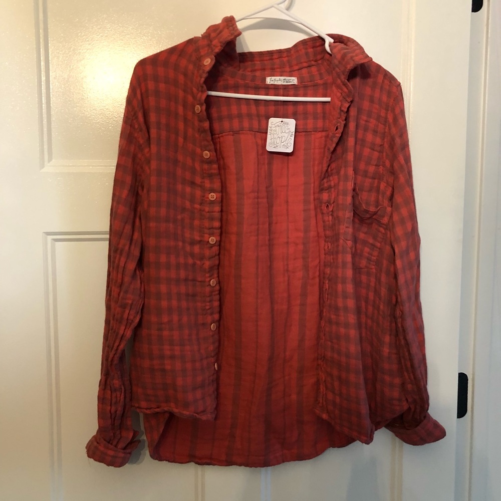 NWT free people flannel